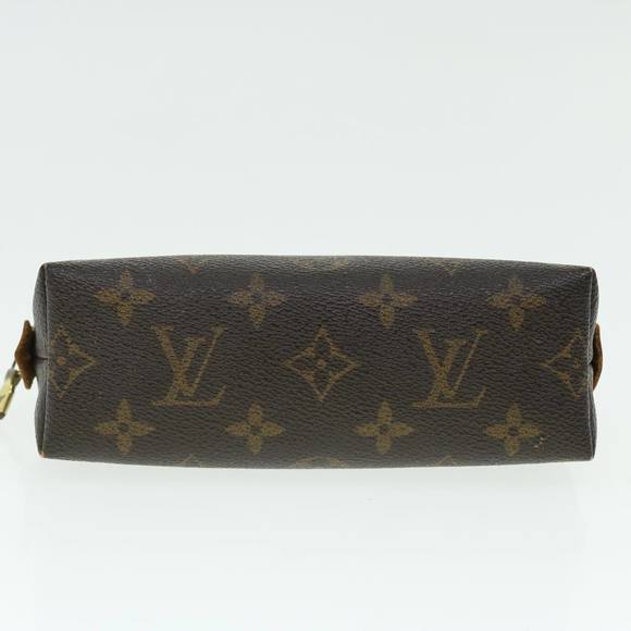LOUIS VUITTON Monogram Pochette Cosmetic PM Cosmetic Pouch M47515 LV Auth 51146 - Picture 7 of 16